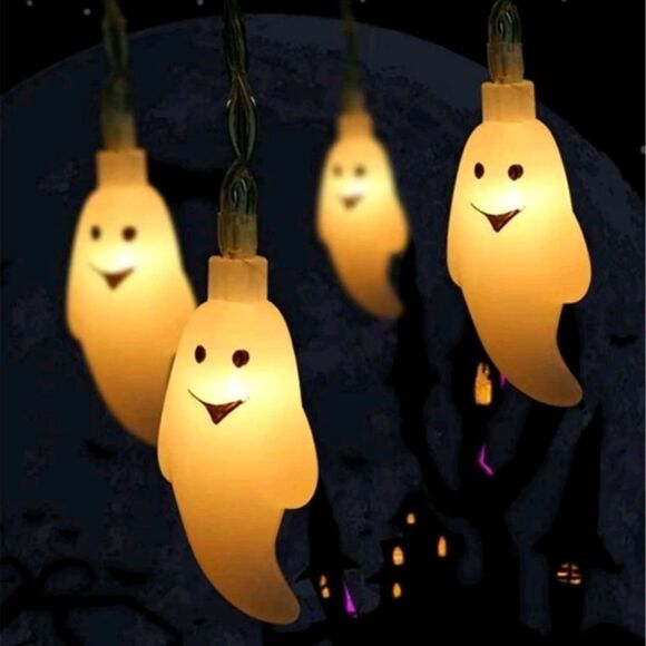 Ghost 👻 Halloween String Lights - Picture 1 of 6